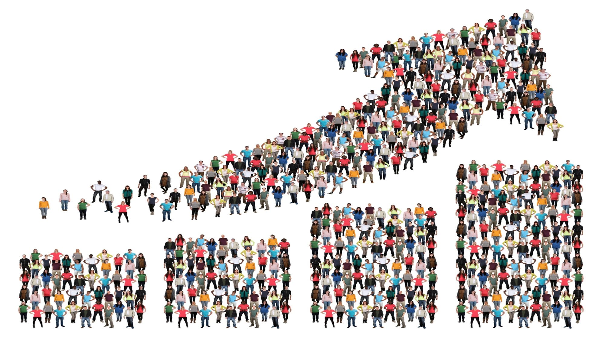Upward people graph